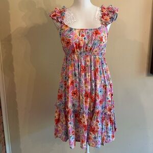 Blu Pepper Multicolor Floral Top